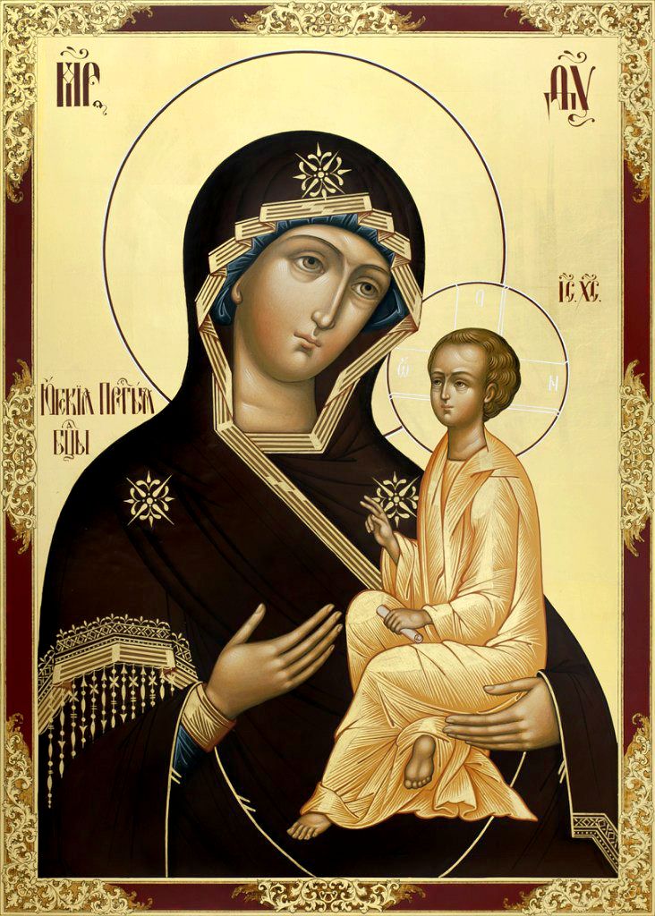 Икона Божией Матери "Одигитрия" Югская