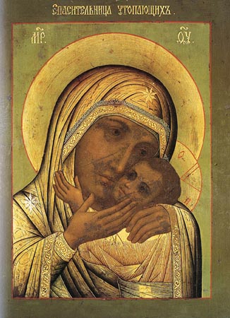 Икона Божией Матери "Спасительница утопающих" (Леньковская, Новгород-Северская)
